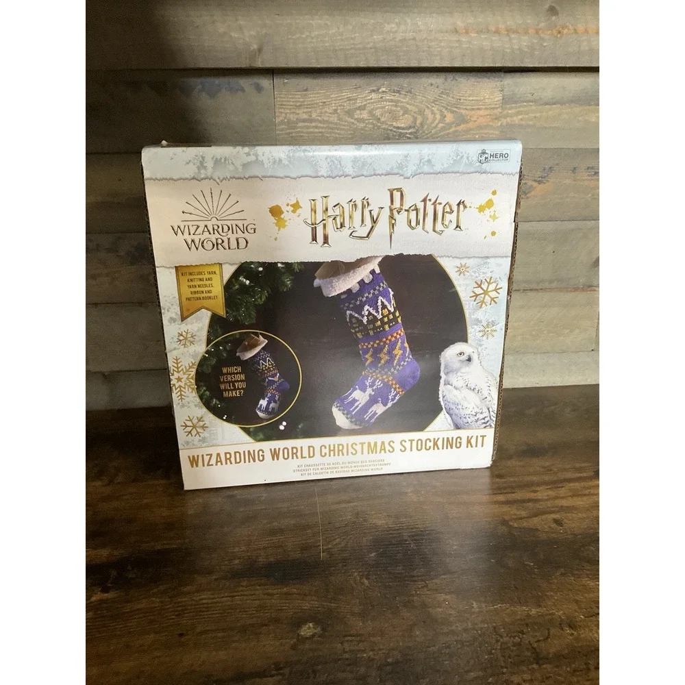 Harry Potter - Wizarding World Christmas Stocking Knitting Kit